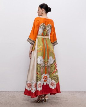 La DoubleJ Muumuu silk dress DRE0574SIL001AMB03