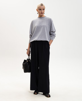 Sofie D`Hoore Grey melange wool jumper MUSCAT MUSCATYMER