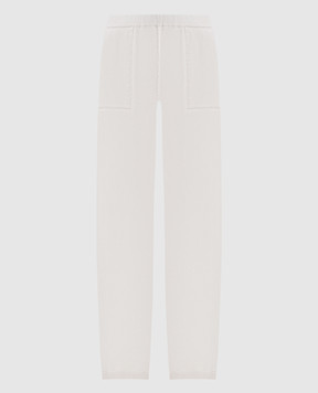 Simonetta Ravizza Kiki ivory cashmere pants F06KN111T10JA