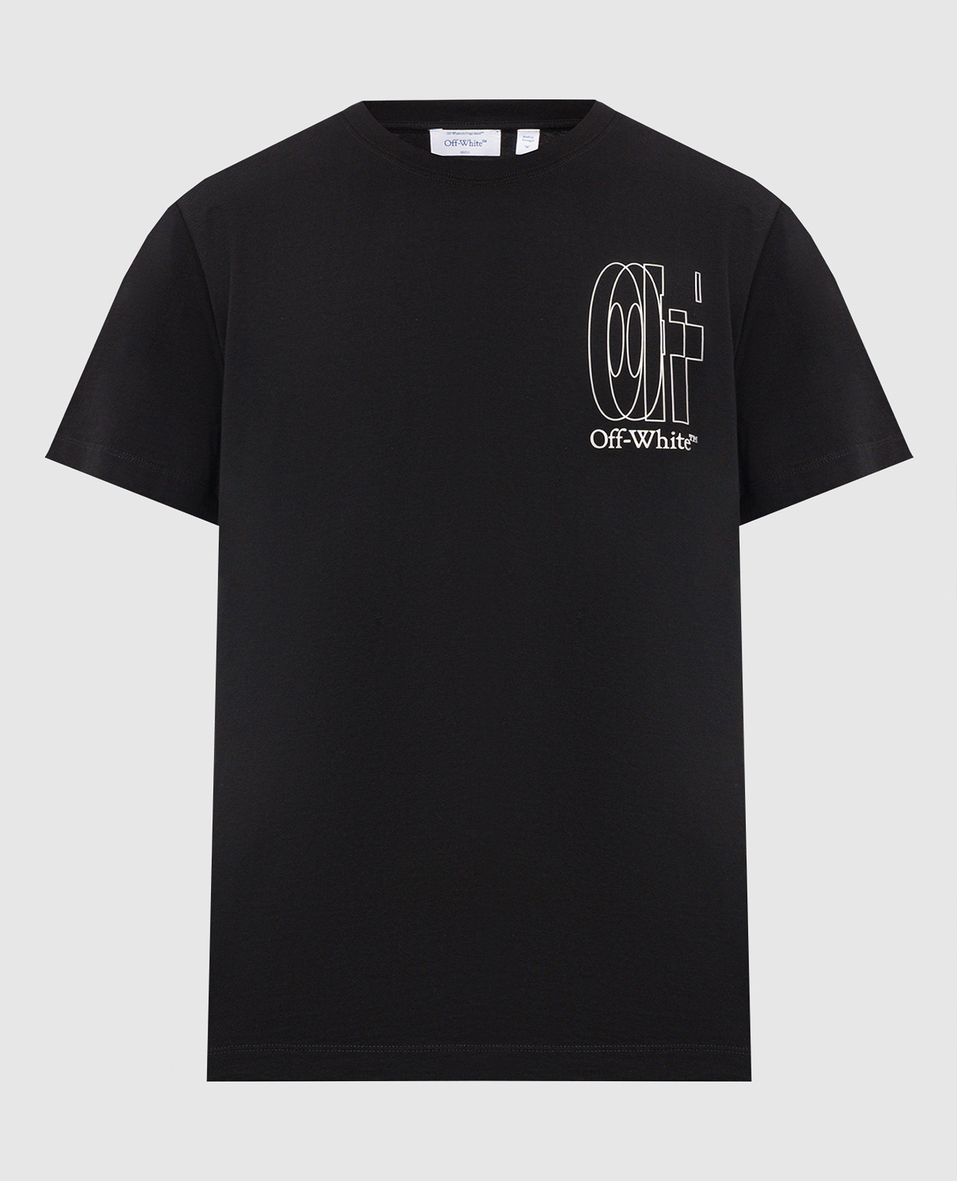 Black T-shirt with Double Arrow logo print