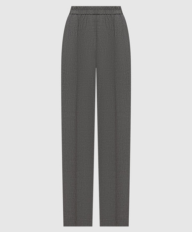 Gray wool pants