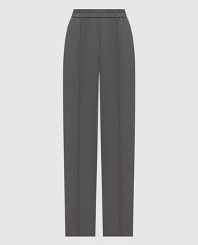 Fabiana Filippi Gray wool pants PAD226F336M378