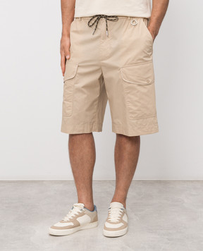 Moncler Beige cargo shorts L10912B00007599C3