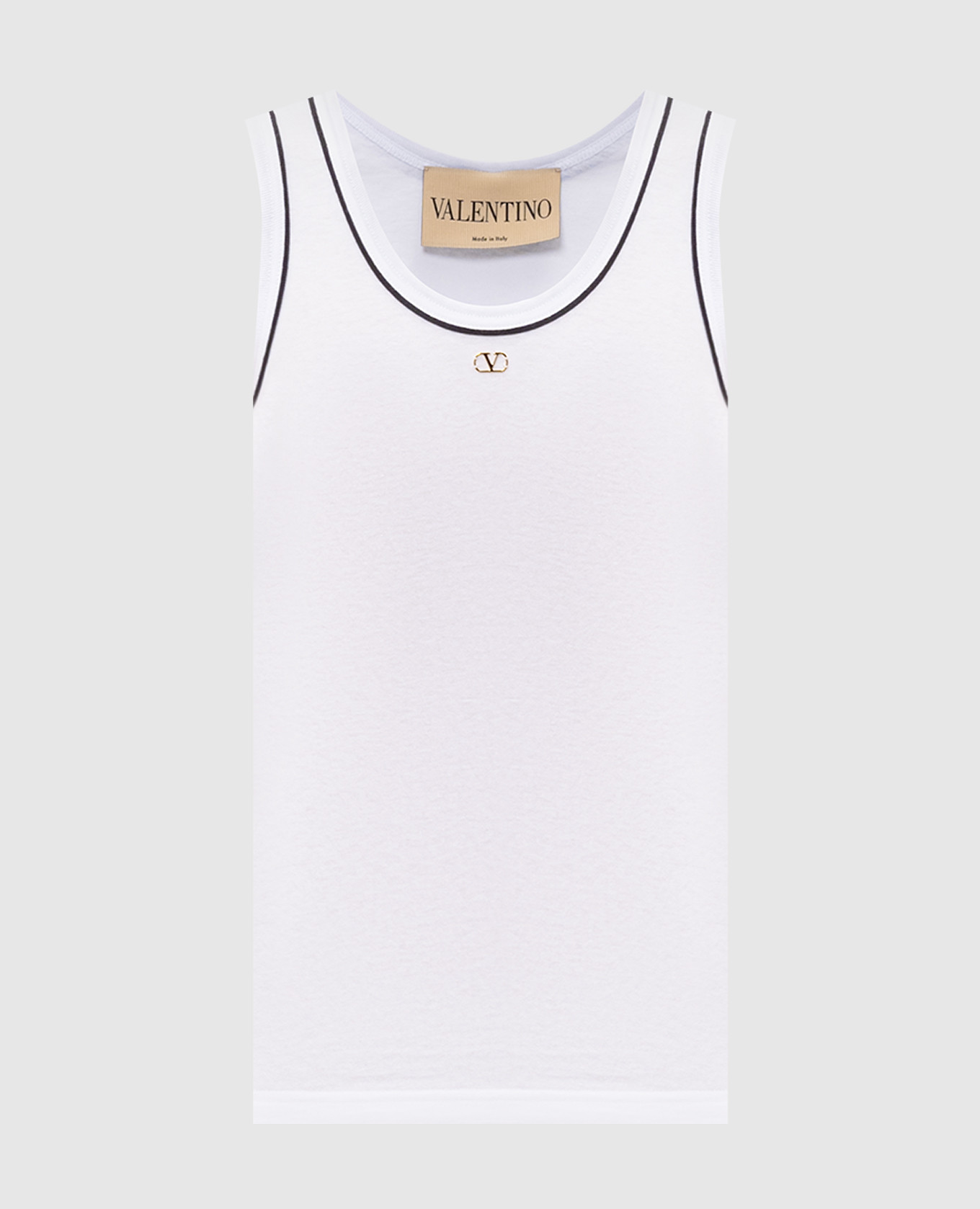White T-shirt with emblem