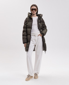 Parajumpers Janet khaki down jacket 26WPWPUHY33