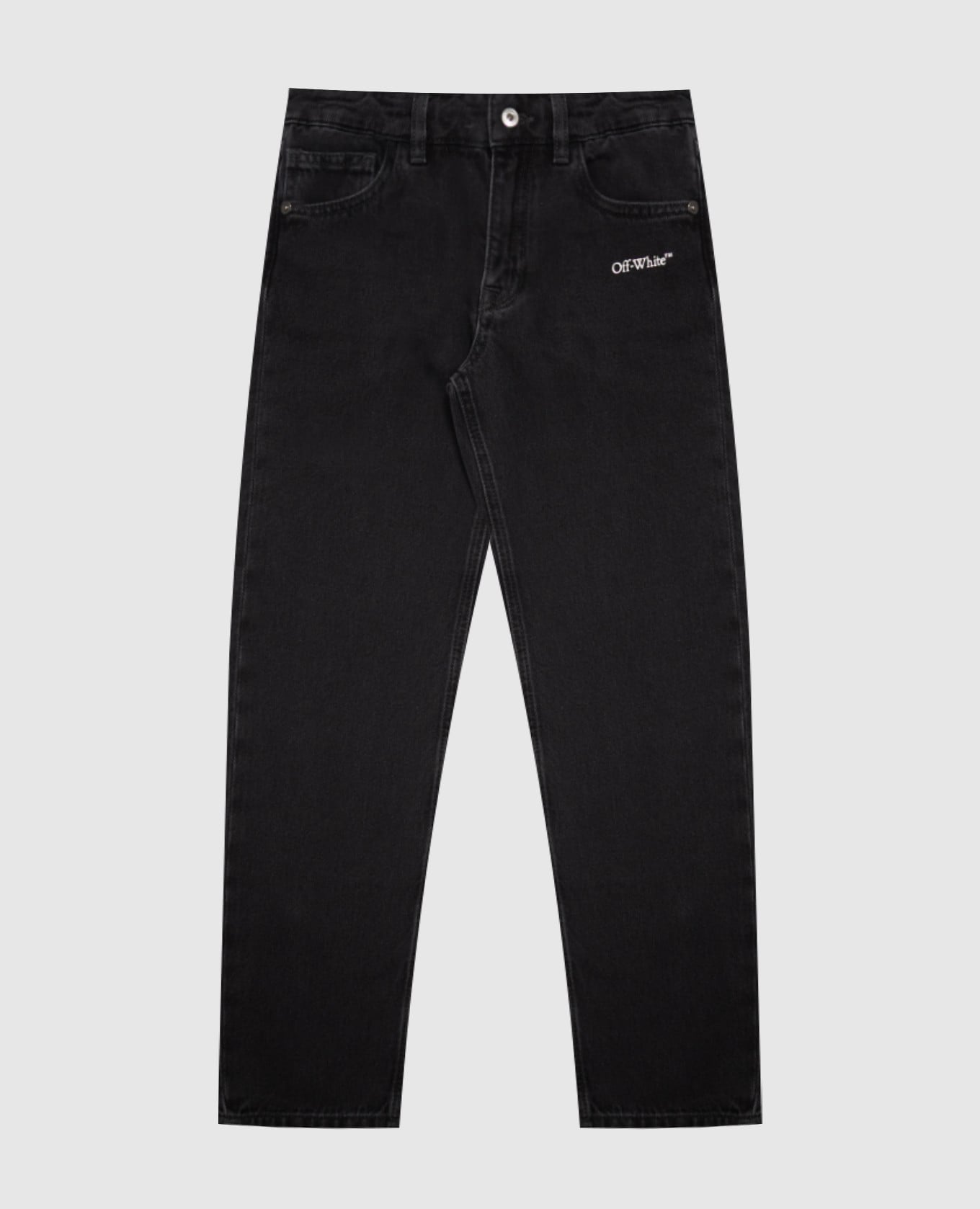 Children's black jeans Diagonal Marker