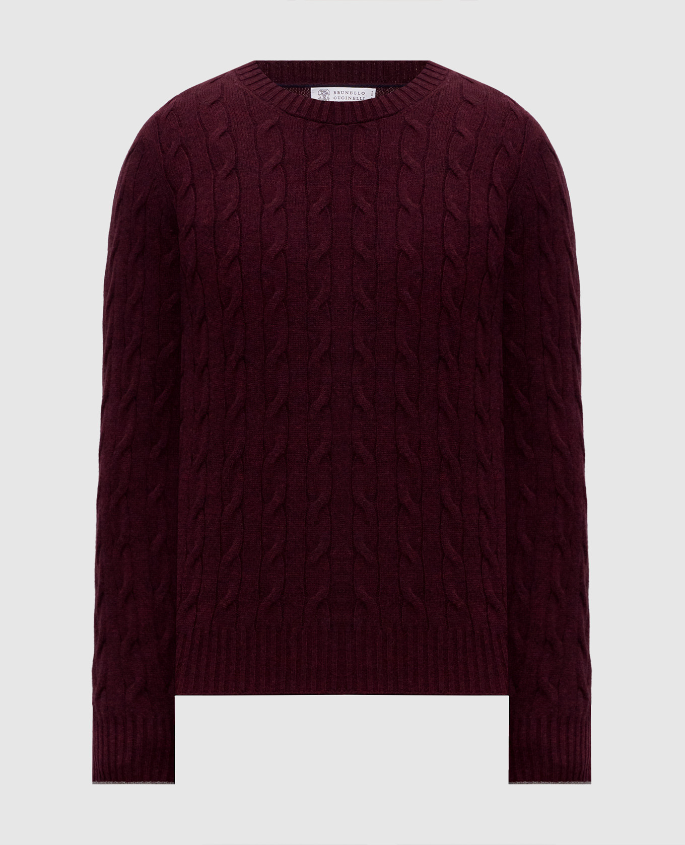 Burgundy cashmere sweater