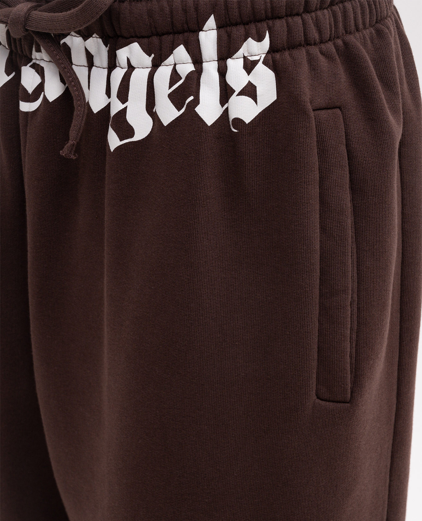 Brown printed sweatpants Palm Angels 4