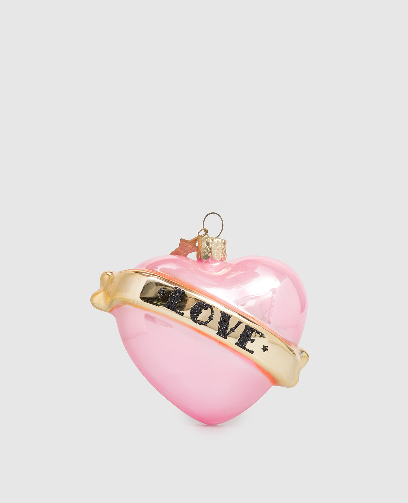 

Pink Christmas tree toy Heart Vondels