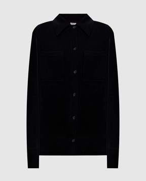 Toteme Black cashmere shirt 263WRT0785YA0016