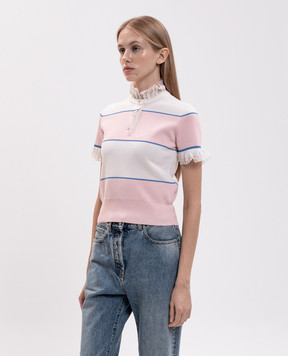 Alexander McQueen Striped top 870464Q1BG9