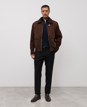 Stefano Ricci Black wool pants M1T5300161W610