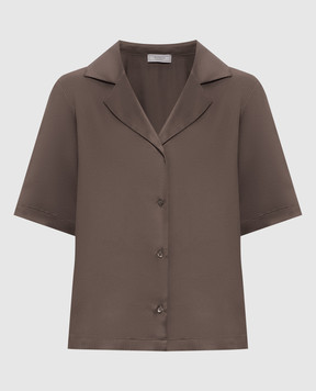 Peserico Brown blouse A0640606638