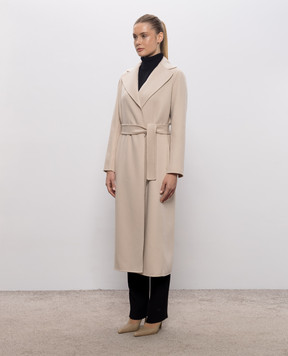 Max Mara Beige POLDO wool coat with a smell POLDO