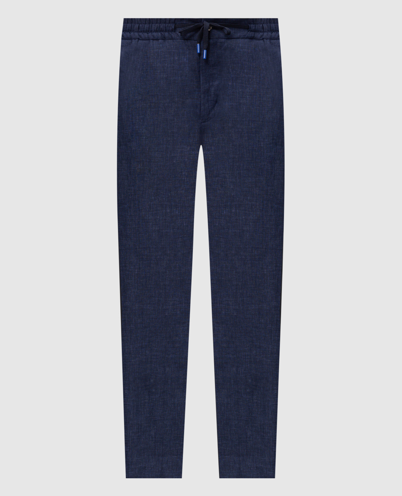 Blue linen pants
