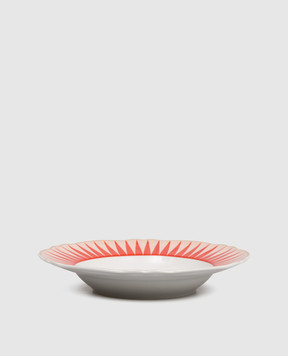 Bitossi Home White porcelain soup plate Flash ABR00041