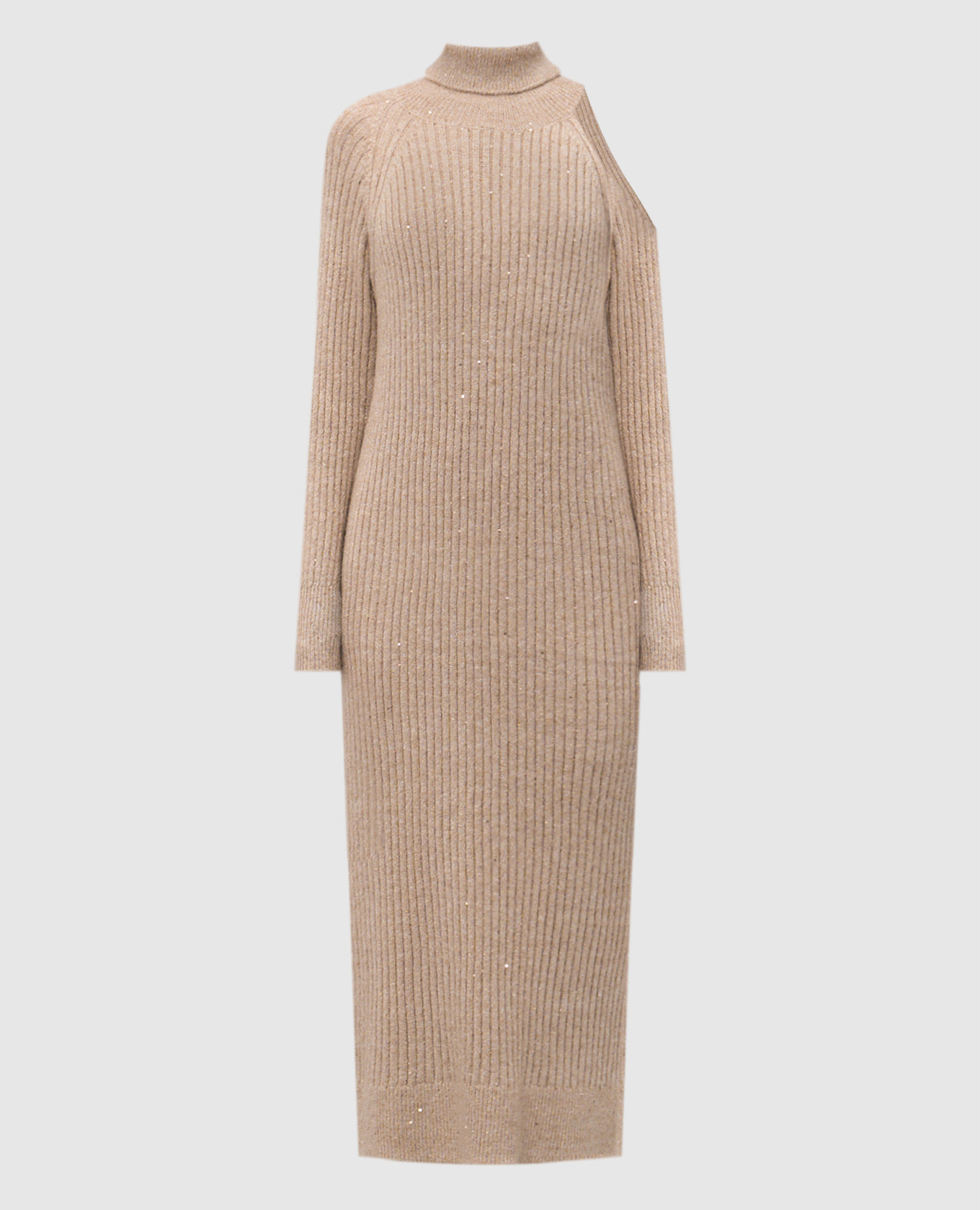 

Beige sequin midi dress Twinset