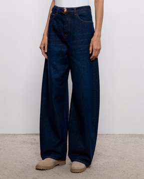 Twinset Blue jeans with a belt 262TP2540