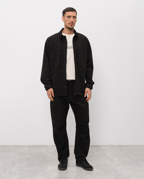 Riotdivision Black pants with logo patch RDCHCPPGEN1