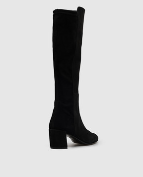 AGL Black suede Lynn boots LYNNHIGHSUEDEim