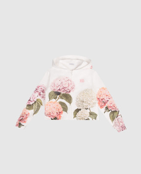 Dolce&Gabbana Children's white printed sports jacket L5JWCSG7PSD36