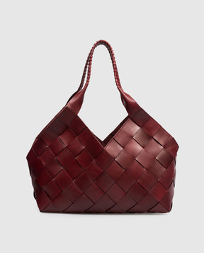 Dragon Burgundy leather bag Castello DGS68111