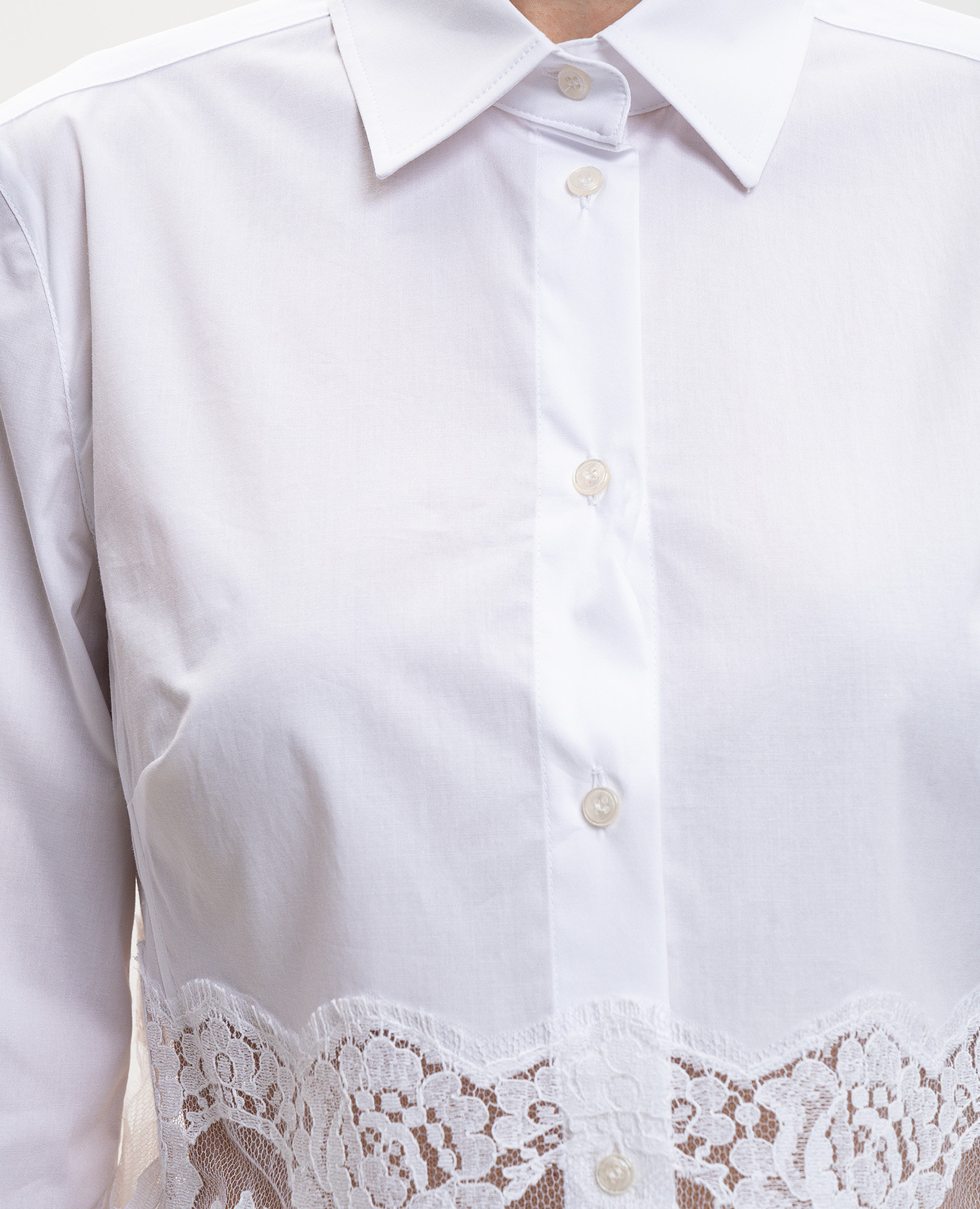 

White blouse with lace Dolce&Gabbana