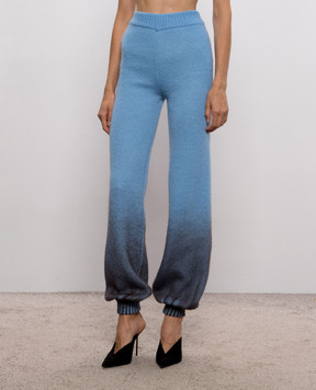 Rowen Rose Blue wool joggers RRK026