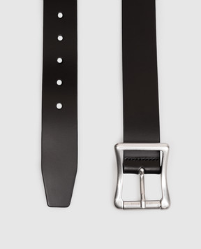 Ann Demeulemeester Black leather belt Ouls B0014374LT128