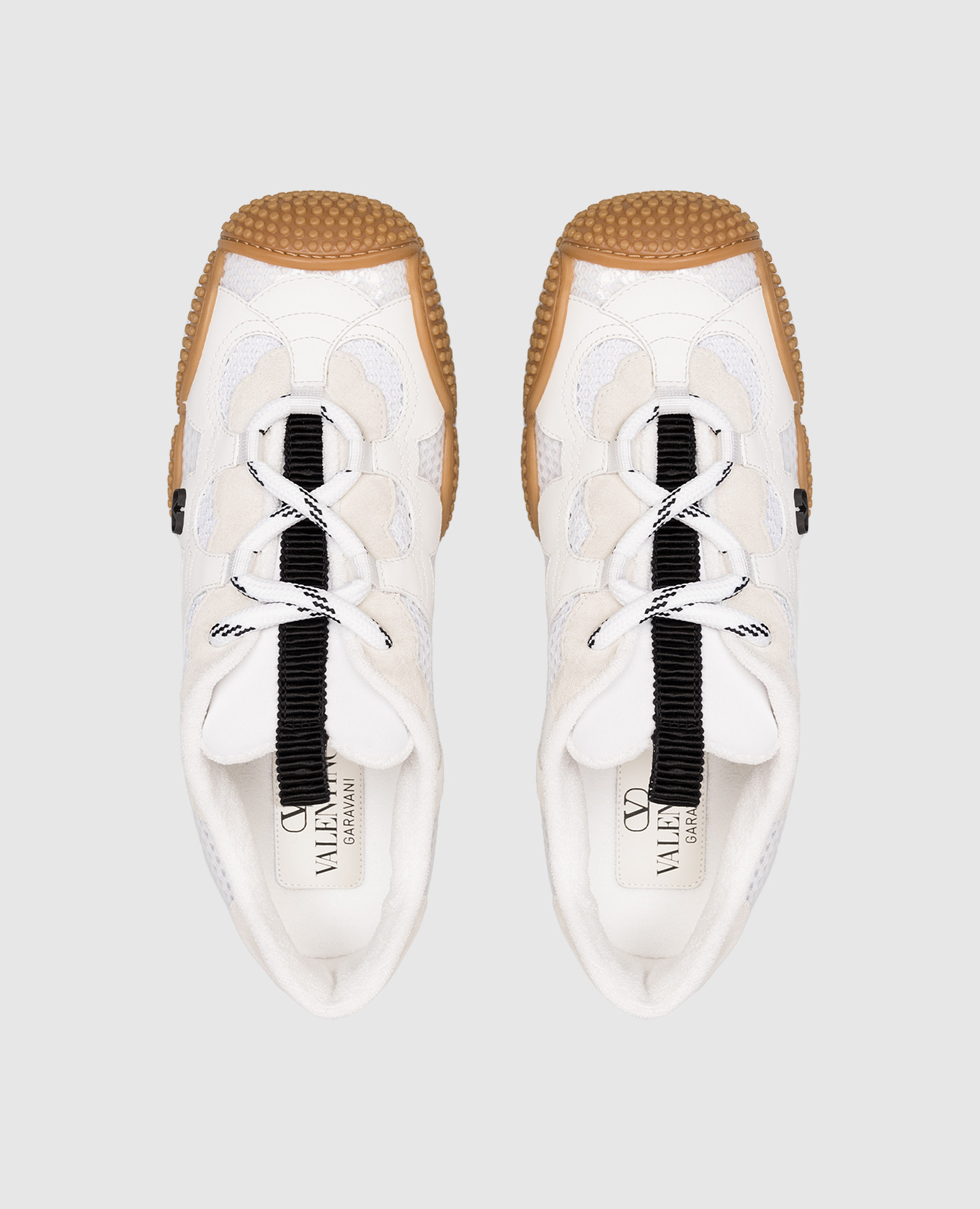 White Amphibia combination sneakers Valentino 4