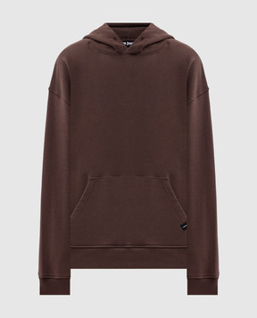 Palm Angels Brown hoodie PAMBB003FL005