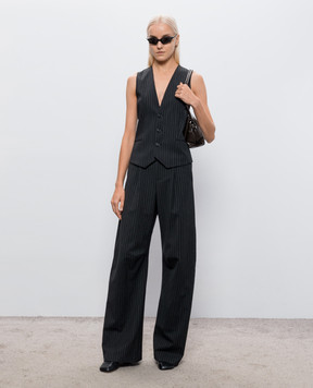 Maison Margiela MM6 Striped wool vest S62FB0089MTN199