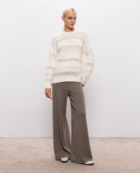 Fabiana Filippi Ivory sweater MAD226F457M451
