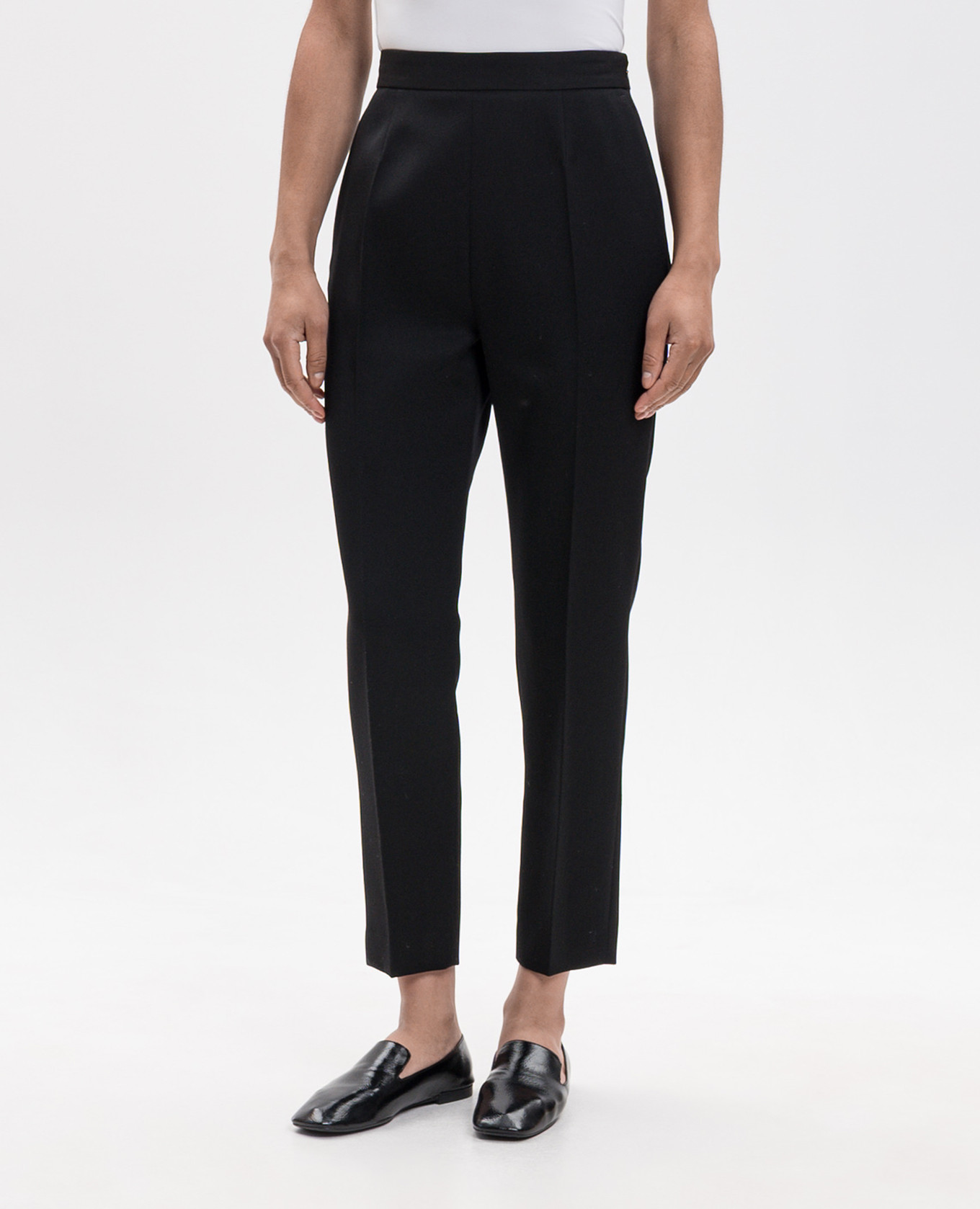 Eranza black wool pants The Row 3