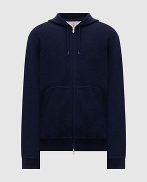 Brunello Cucinelli Navy blue cashmere sports jacket MM8329069G
