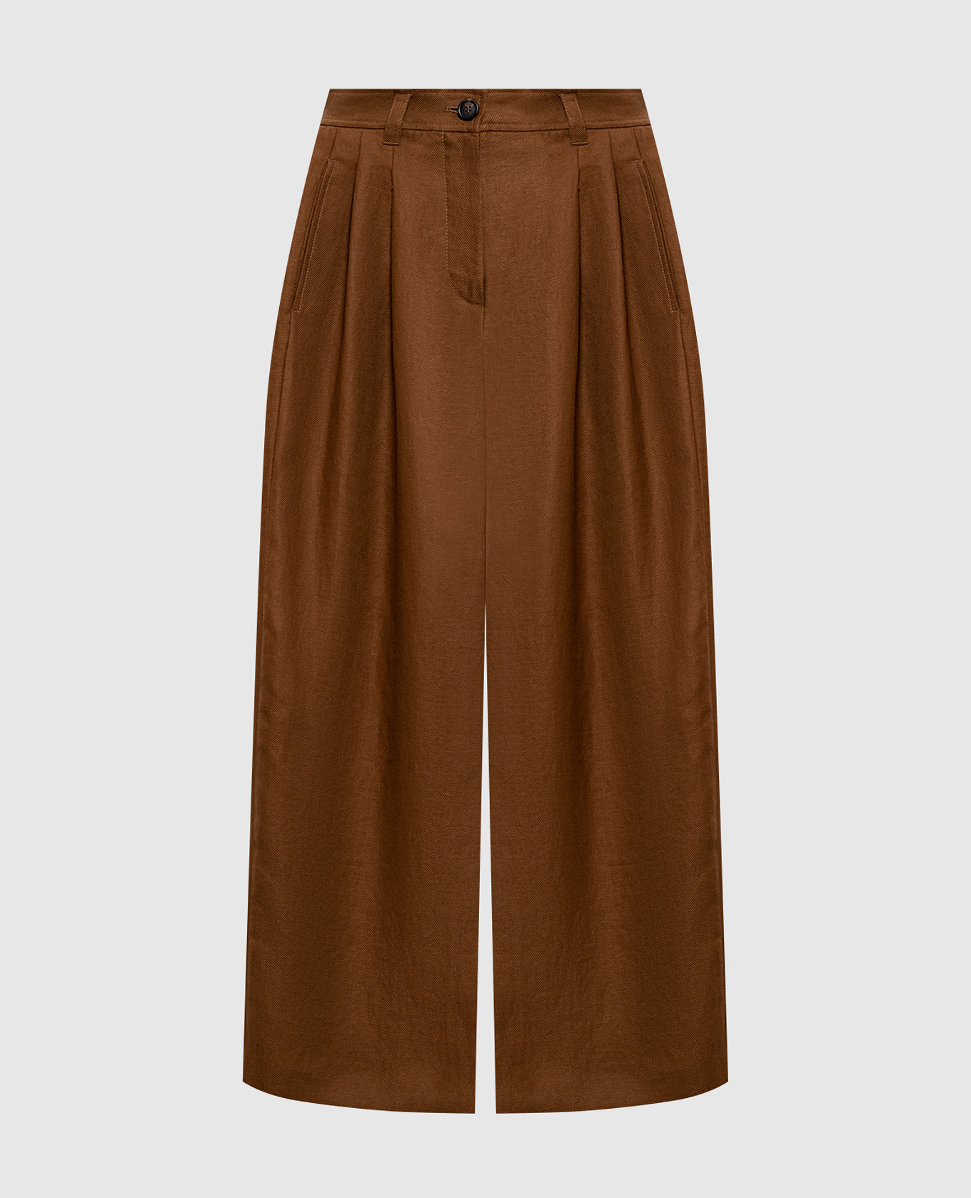 

Brown linen skirt Brunello Cucinelli