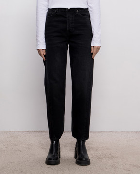 Toteme Black jeans with a worn effect 23124074430
