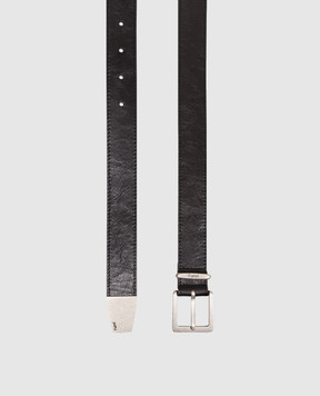 Juun.j Black leather belt JC618ZP075