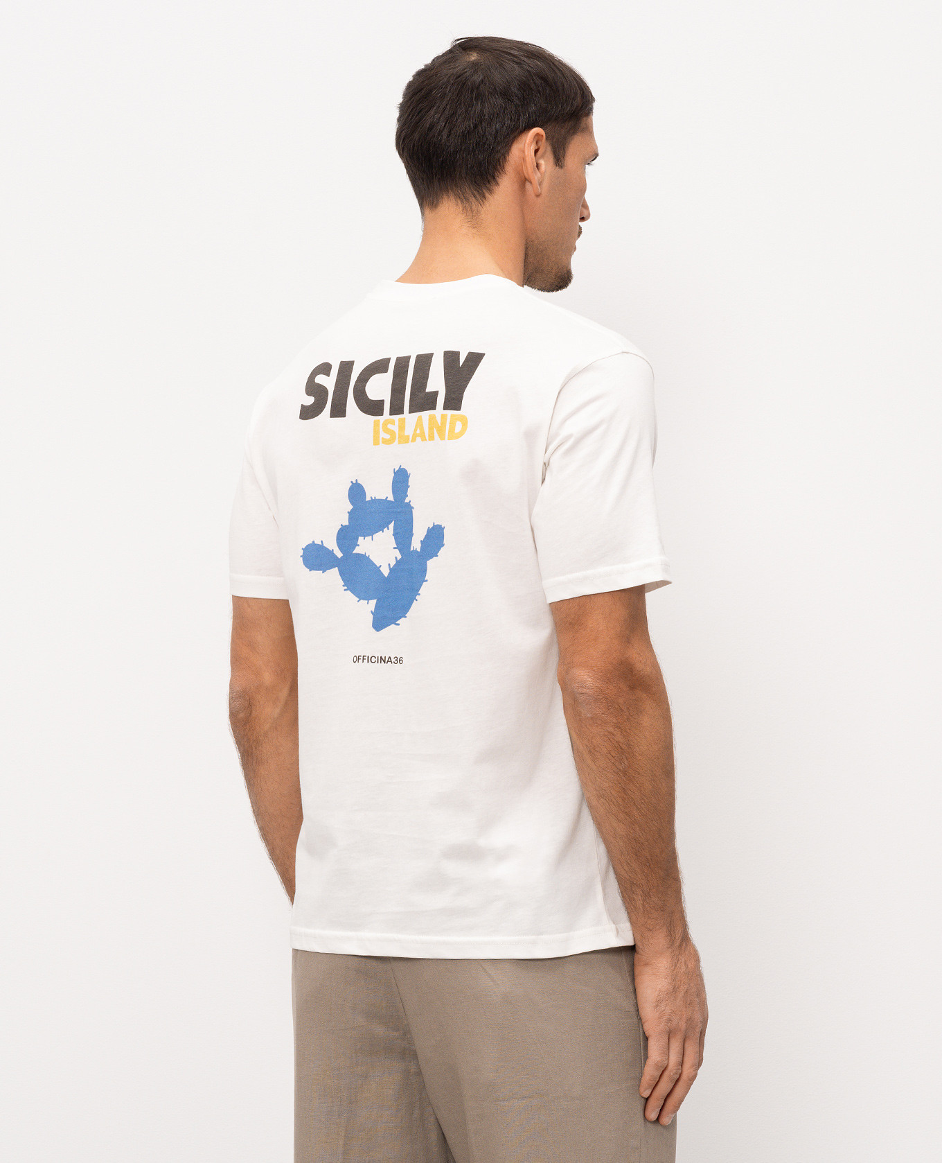 Sicily Island white t-shirt Officina 36 4