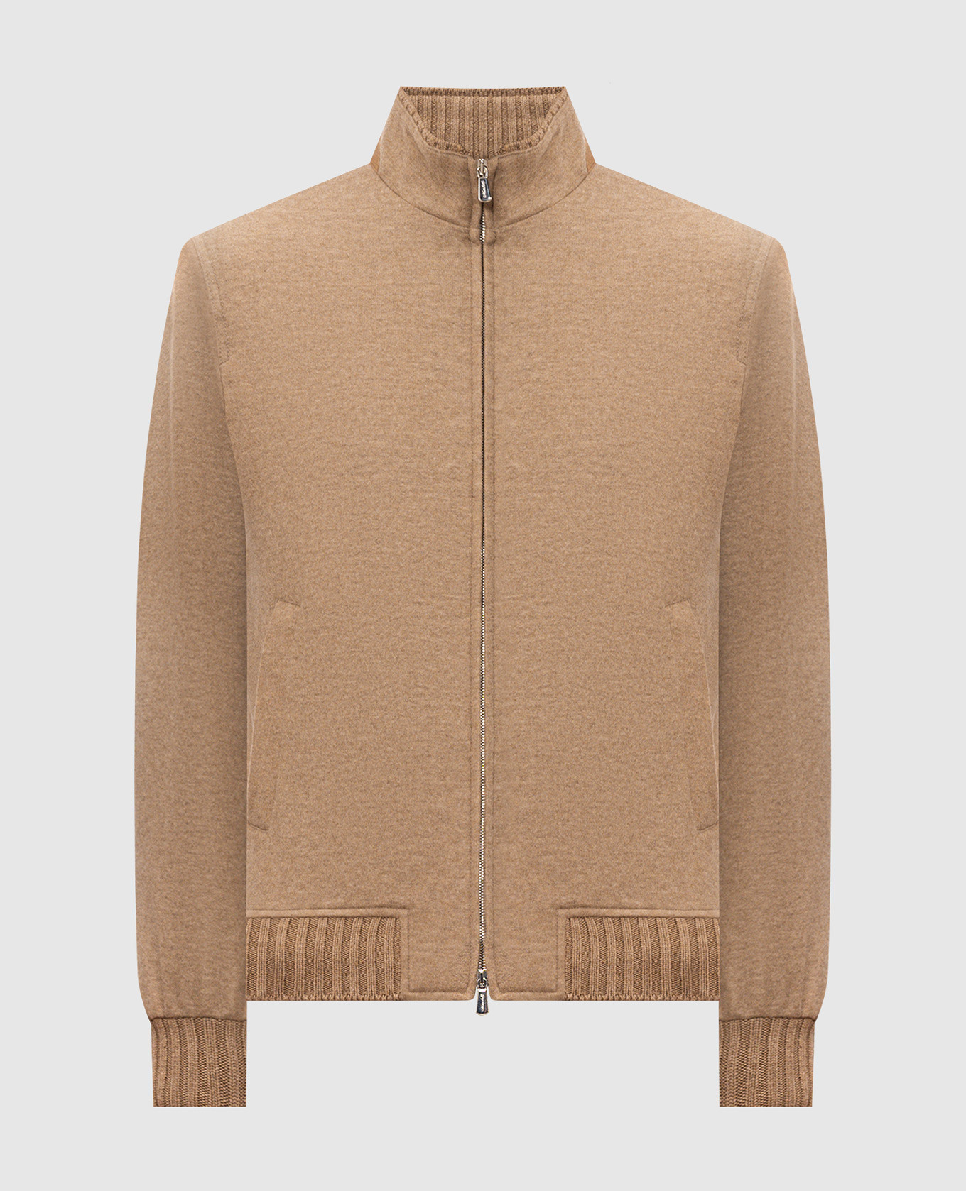 Beige cashmere jacket