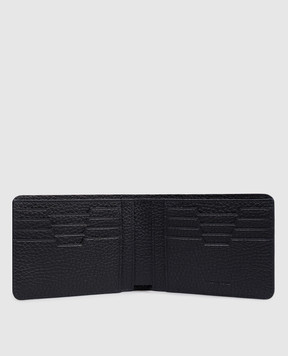 Stefano Ricci Blue leather wallet with emblem PP301UVD