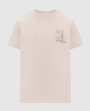 Off-White Beige Kyiv Connect Dots T-shirt 29A00751T