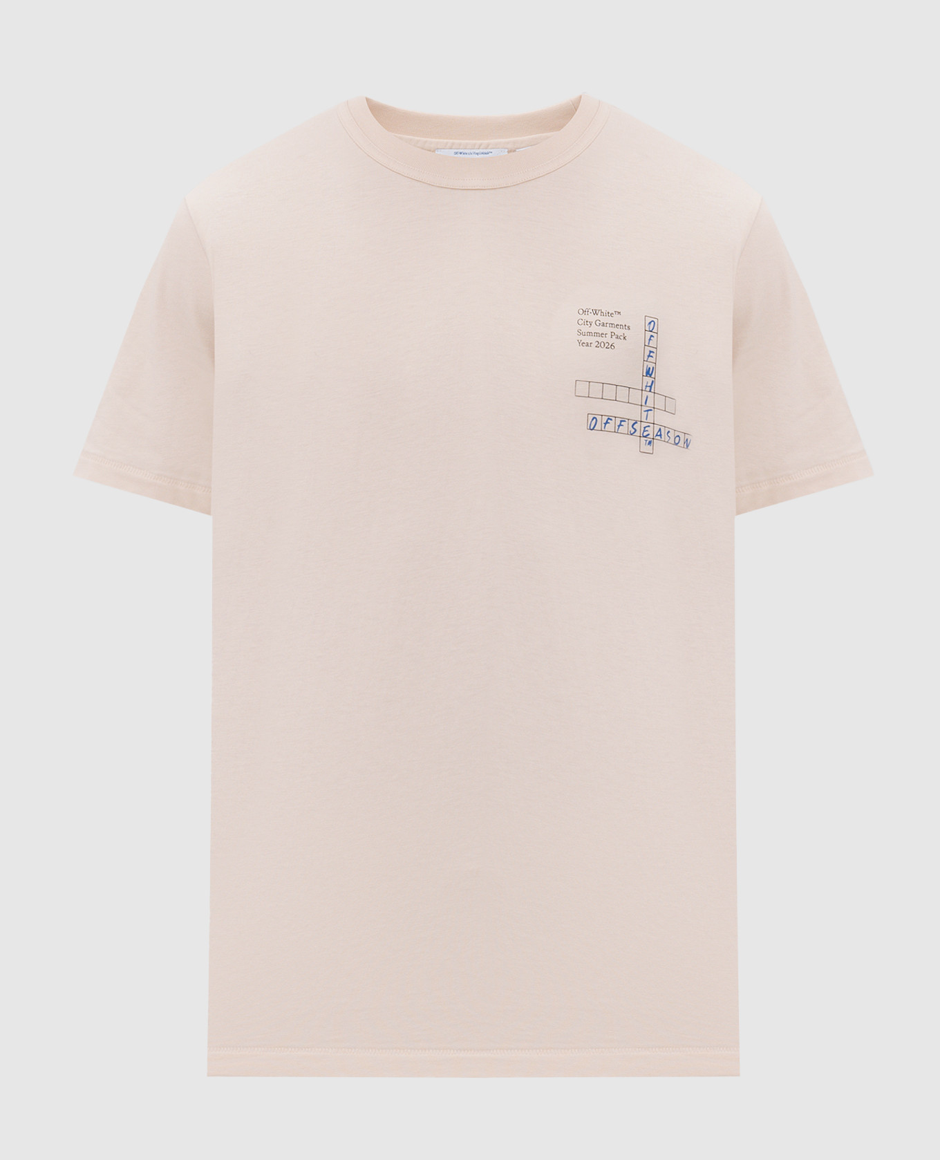Beige Kyiv Connect Dots T-shirt Off-White