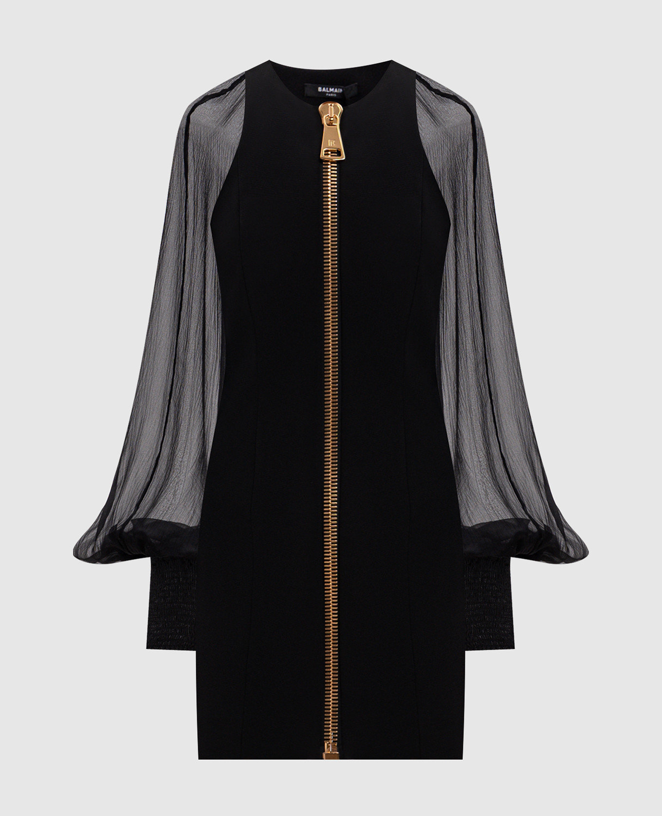 Black mini dress Balmain
