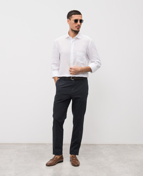 Peserico Blue pants with logo R54725T2300800