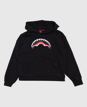 Sprayground Bear in the Pocket children's black hoodie SPY1391E