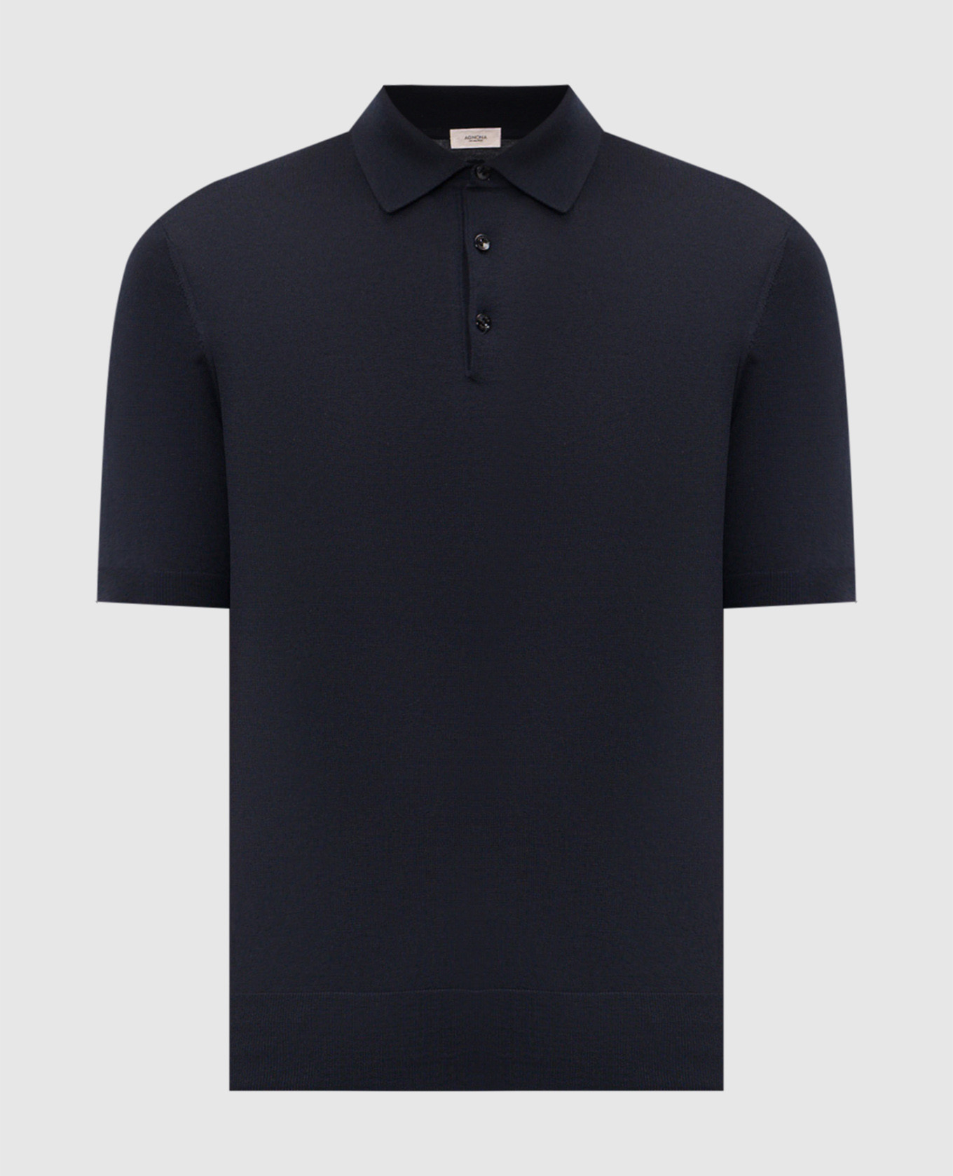 

Blue wool polo shirt Agnona