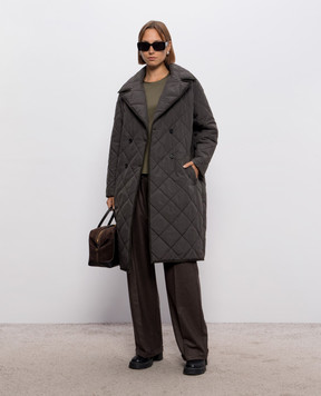 Kiton Green long jacket D62625K0555L