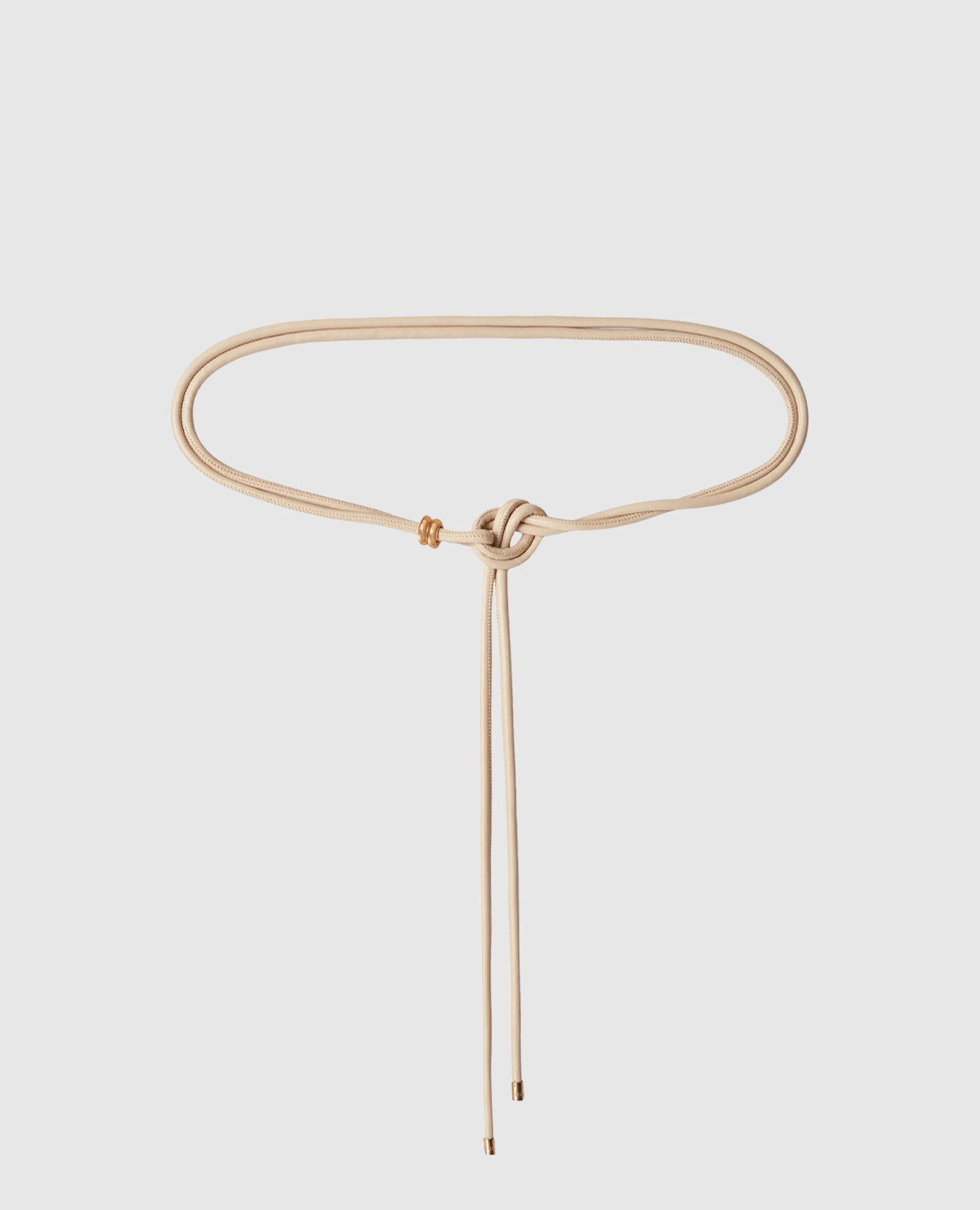 

Beige leather belt APOLO Agnona