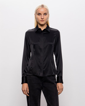 Jacob Lee Black silk blouse WS0082AW26BS